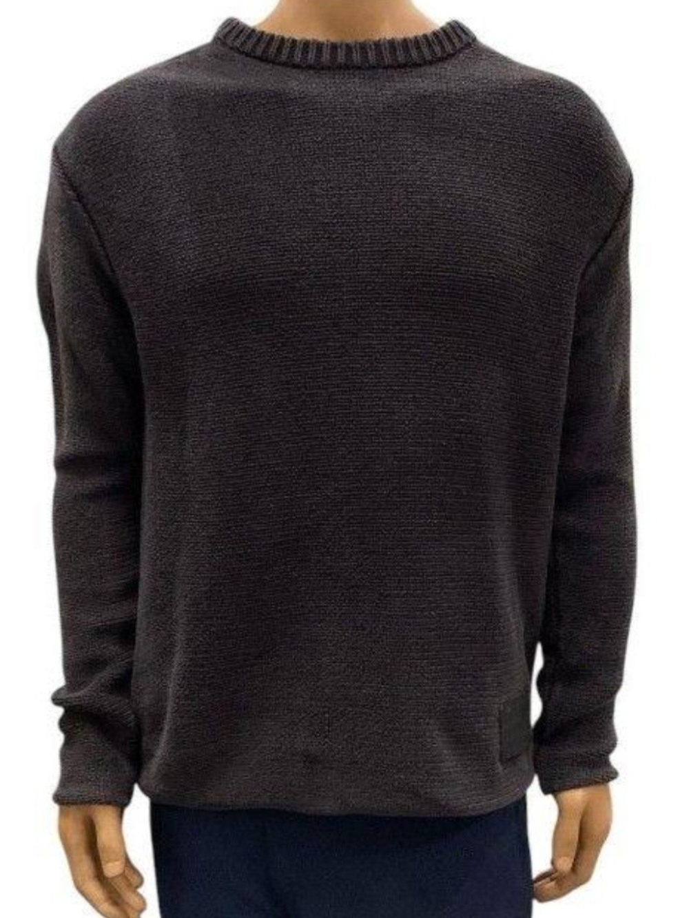Vintage Harley-Davidson 100% Cotton Heavy Knit Charcoal Sweater Size L